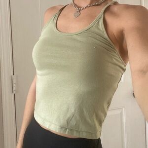 Sage Green Women's Tank Top - size small - American Eagle - NWT